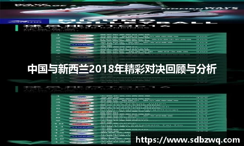 中国与新西兰2018年精彩对决回顾与分析